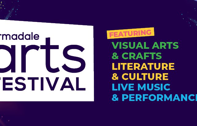 graphic banner with text about Armadale Arts Festival